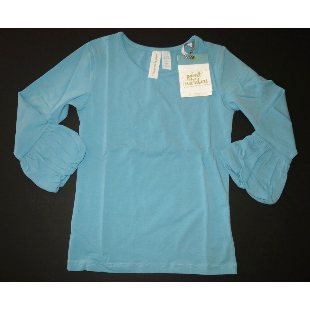 NEW Matilda Jane girls top 10 tee shirt Reflection puffer blue Paint By Numbers